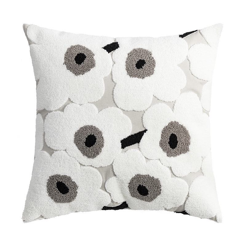 Maximalist Floral Throw Pillow Cover – Playful Charm for Your Home - The Gift Shop