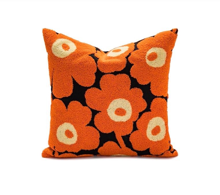 Maximalist Floral Throw Pillow Cover – Playful Charm for Your Home - The Gift Shop