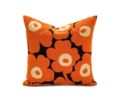 Maximalist Floral Throw Pillow Cover – Playful Charm for Your Home - The Gift Shop
