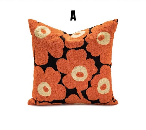 Maximalist Floral Throw Pillow Cover – Playful Charm for Your Home - The Gift Shop