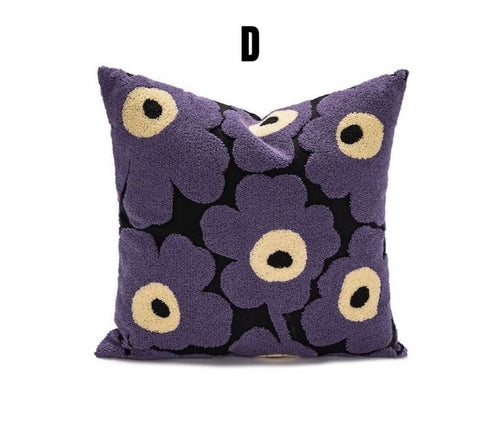 Maximalist Floral Throw Pillow Cover – Playful Charm for Your Home - The Gift Shop