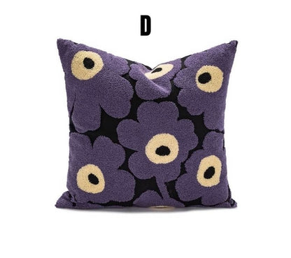 Maximalist Floral Throw Pillow Cover – Playful Charm for Your Home - The Gift Shop