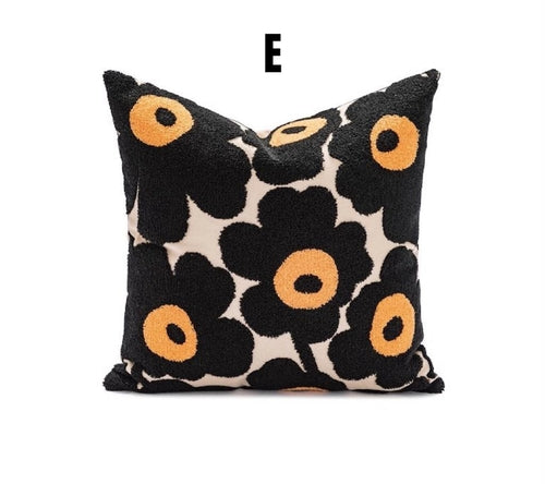 Maximalist Floral Throw Pillow Cover – Playful Charm for Your Home - The Gift Shop
