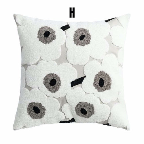 Maximalist Floral Throw Pillow Cover – Playful Charm for Your Home - The Gift Shop