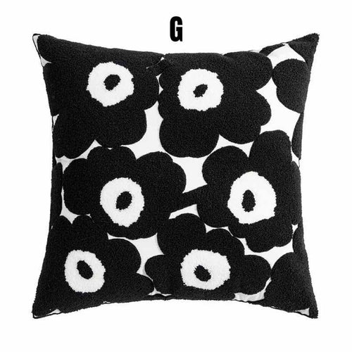 Maximalist Floral Throw Pillow Cover – Playful Charm for Your Home - The Gift Shop