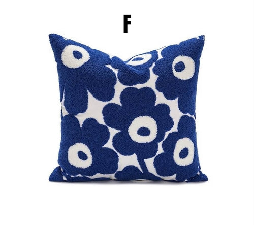 Maximalist Floral Throw Pillow Cover – Playful Charm for Your Home - The Gift Shop