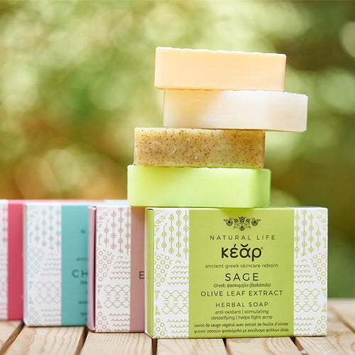 Kear Sage Olive Leaf Extract Herbal Soap: Double Duty Detox – Thoughtful Gift from The Gift Shop UAE