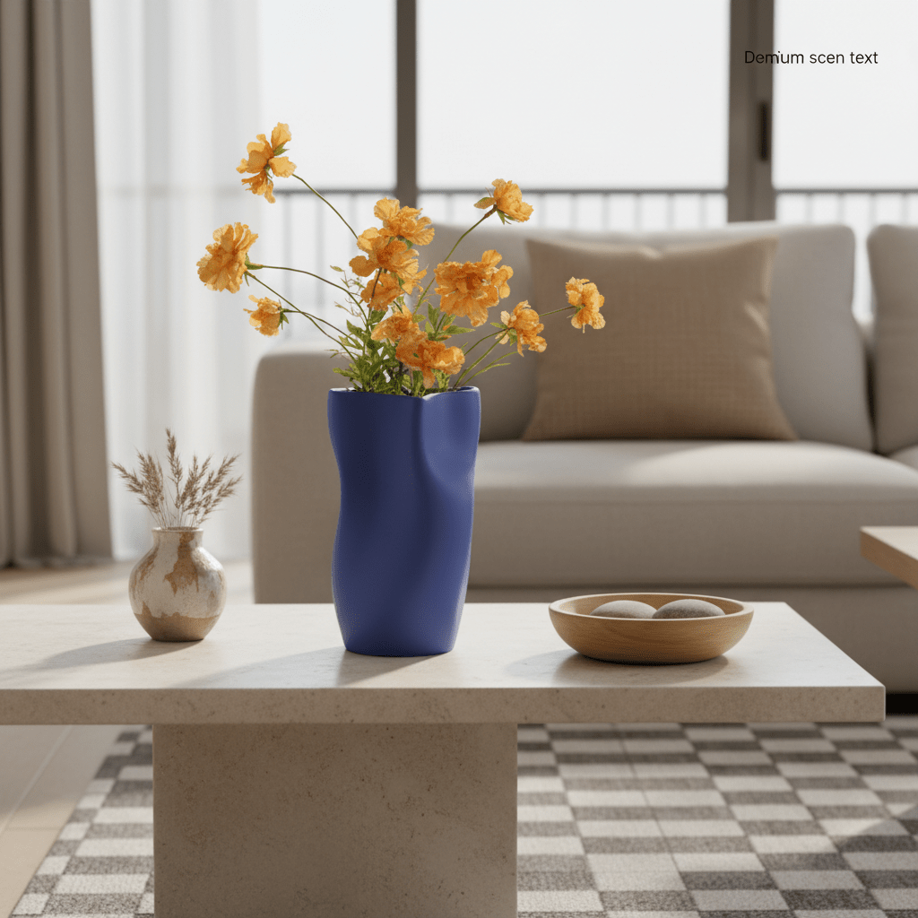 Klein Blue Vase – Thoughtful Gift from The Gift Shop UAE