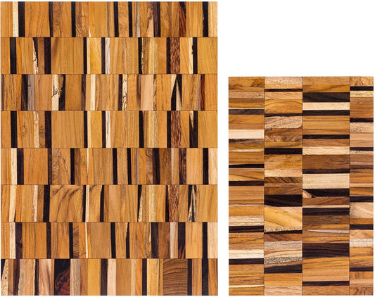 Limited Edition End Grain Chopping Board – Reclaimed Hardwood – Thoughtful Gift from The Gift Shop UAE