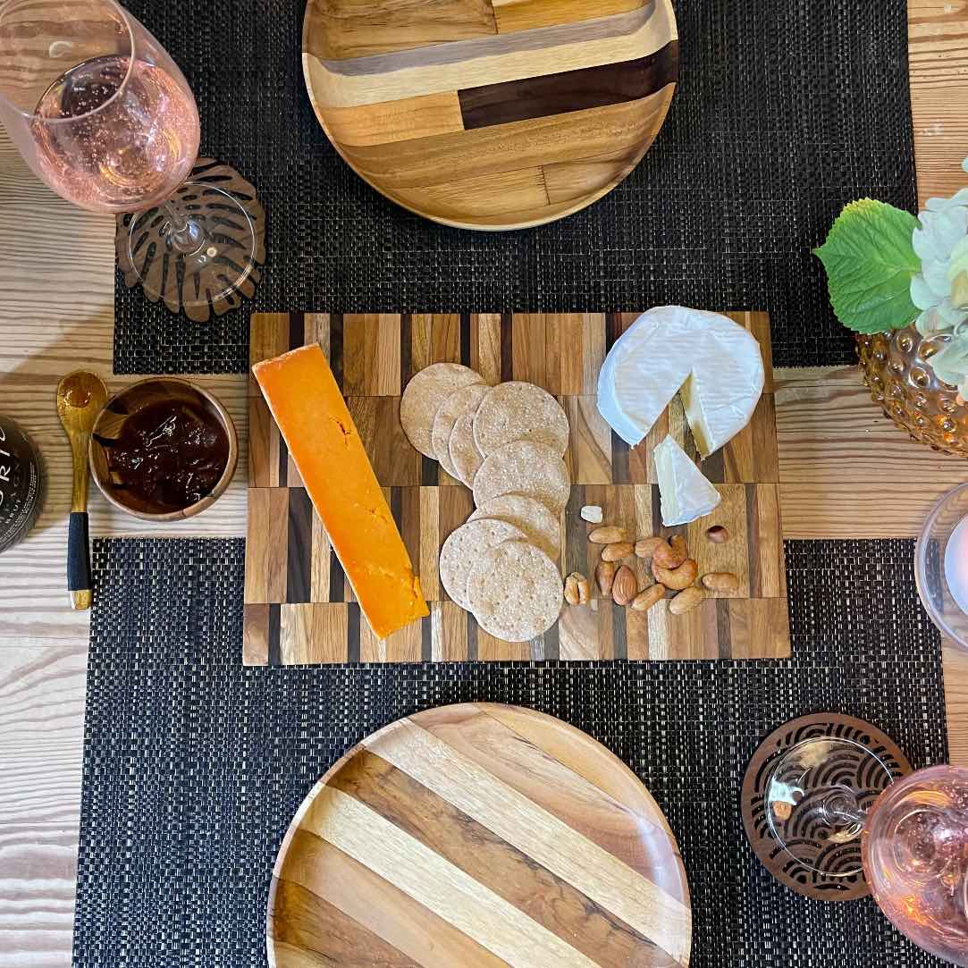 Limited Edition End Grain Chopping Board – Reclaimed Hardwood – Thoughtful Gift from The Gift Shop UAE