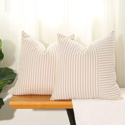 Pinstripe throw pillow cover - The Gift Shop