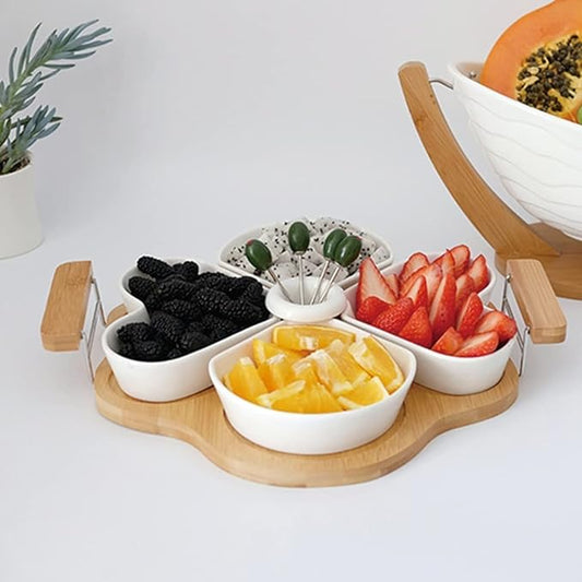 Elegant Multi-Function Serving Tray with Handles - The Gift Shop