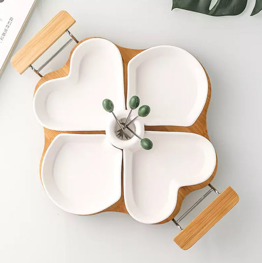 Elegant Multi-Function Serving Tray with Handles - The Gift Shop