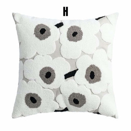 Maximalist Floral Throw Pillow Cover - The Gift Shop