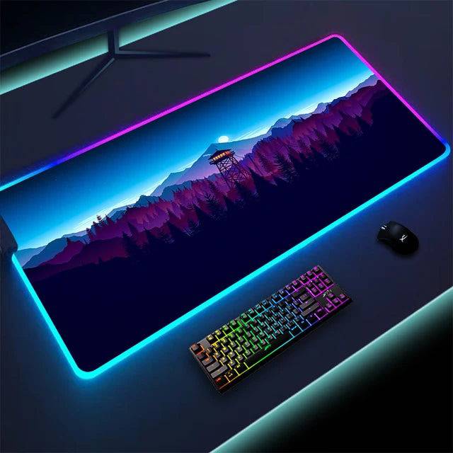 Luminous LED Lighting Mouse Pad - Enhanced Precision & RGB Aesthetics - The Gift Shop