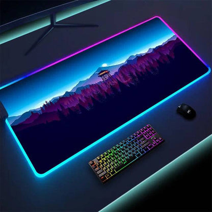 Luminous LED Lighting Mouse Pad - Enhanced Precision & RGB Aesthetics - The Gift Shop