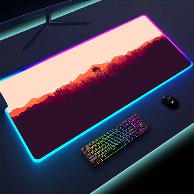 Luminous LED Lighting Mouse Pad - Enhanced Precision & RGB Aesthetics - The Gift Shop