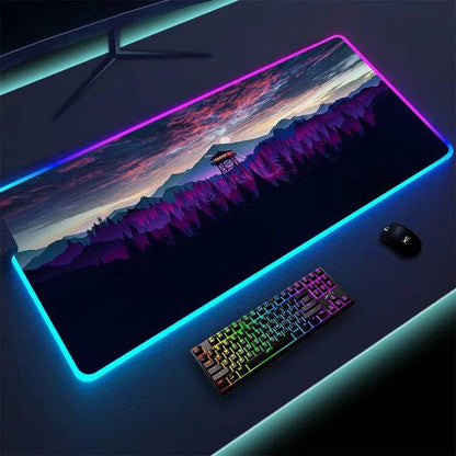 Luminous LED Lighting Mouse Pad - Enhanced Precision & RGB Aesthetics - The Gift Shop