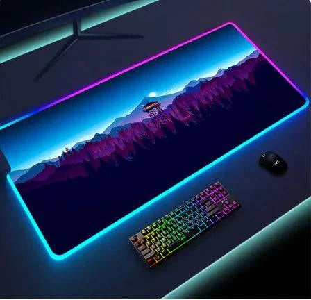 Luminous LED Lighting Mouse Pad - Enhanced Precision & RGB Aesthetics - The Gift Shop