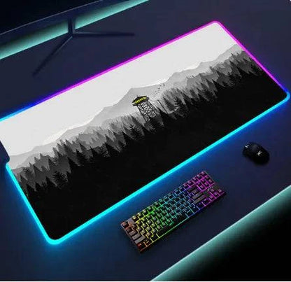 Luminous LED Lighting Mouse Pad - Enhanced Precision & RGB Aesthetics - The Gift Shop