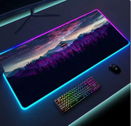 Luminous LED Lighting Mouse Pad - Enhanced Precision & RGB Aesthetics - The Gift Shop