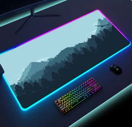 Luminous LED Lighting Mouse Pad - Enhanced Precision & RGB Aesthetics - The Gift Shop