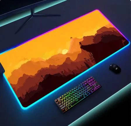 Luminous LED Lighting Mouse Pad - Enhanced Precision & RGB Aesthetics - The Gift Shop