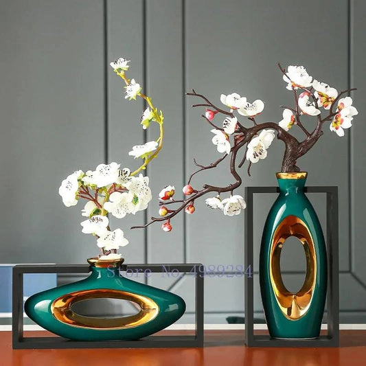 Chinese-Style Ceramic Vase - The Gift Shop