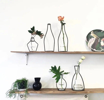 Nordic Style Iron Flower Vase - Elegant Home Decor Accent - The Gift Shop