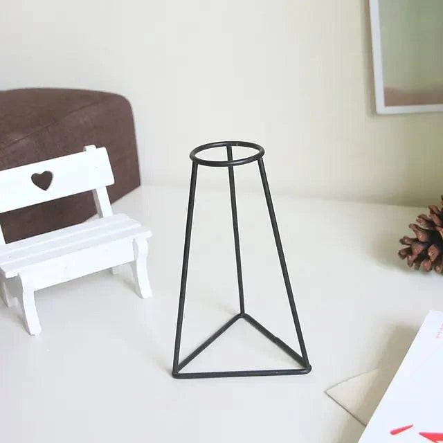Nordic Style Iron Flower Vase - Elegant Home Decor Accent - The Gift Shop