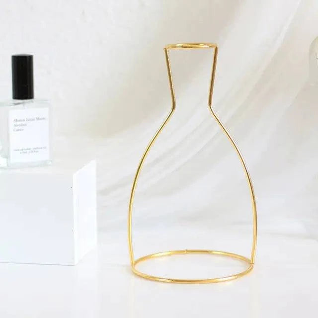 Nordic Style Iron Flower Vase - Elegant Home Decor Accent - The Gift Shop