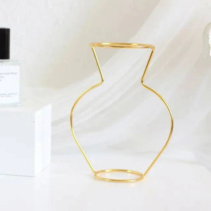 Nordic Style Iron Flower Vase - Elegant Home Decor Accent - The Gift Shop