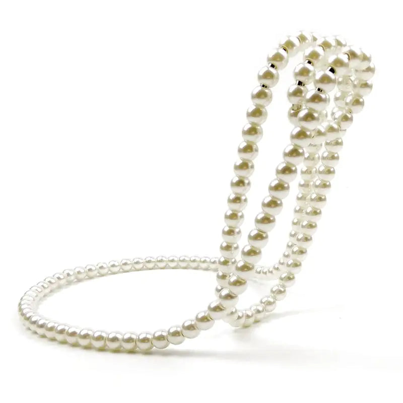 Elegant Pearl Necklace Wine Rack - Stylish Wine Storage Solution - The Gift Shop