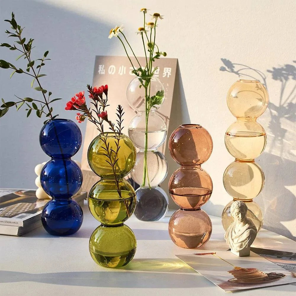 Bubble Glass Vase - The Gift Shop