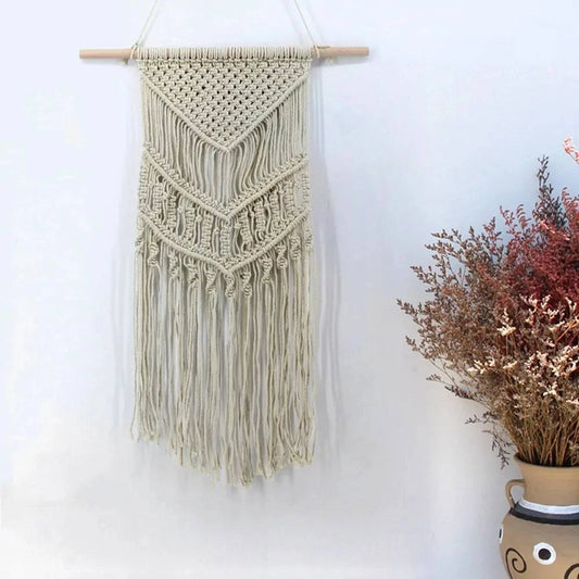 Woven Wall Hanging Boho Art Decor | Macrame Home Decor - The Gift Shop