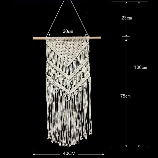 Woven Wall Hanging Boho Art Decor | Macrame Home Decor - The Gift Shop