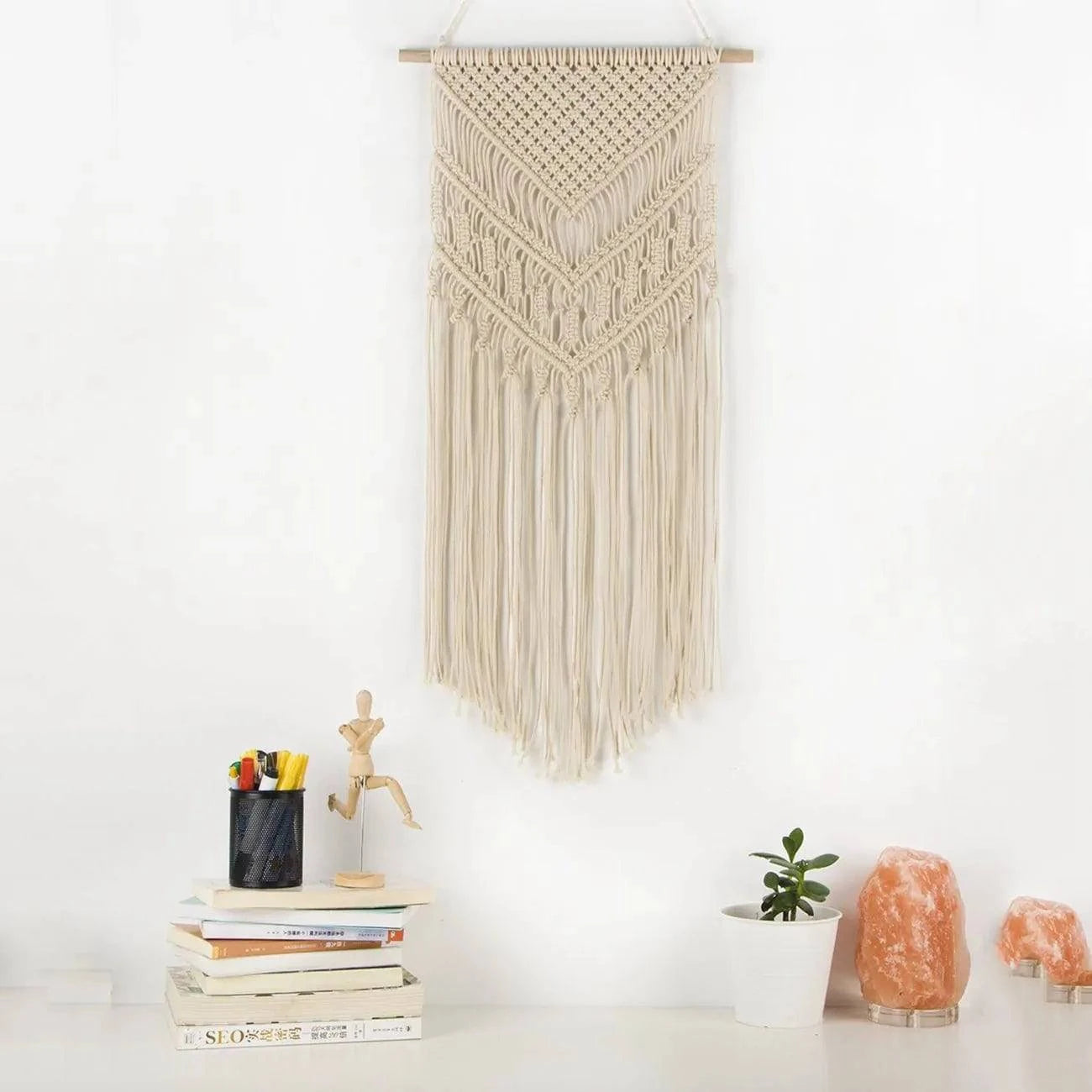 Woven Wall Hanging Boho Art Decor | Macrame Home Decor - The Gift Shop