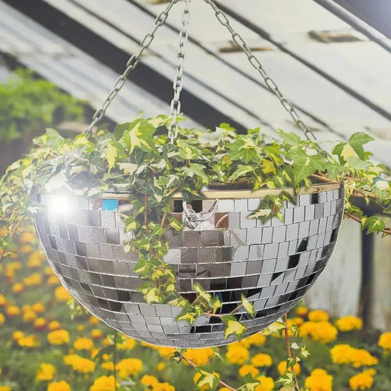 Disco Ball Flower Hanging Vase - The Gift Shop