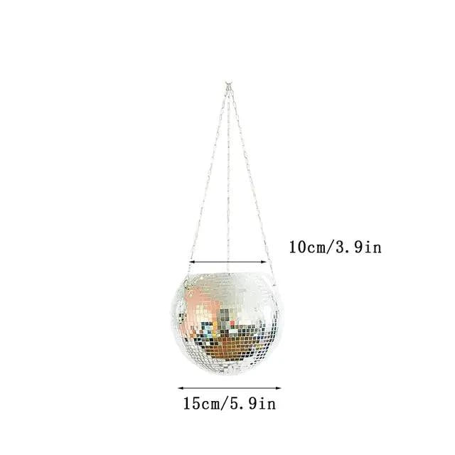 Disco Ball Flower Hanging Vase - The Gift Shop