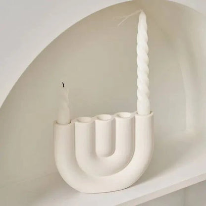 Ceramic Candlestick Holders - The Gift Shop