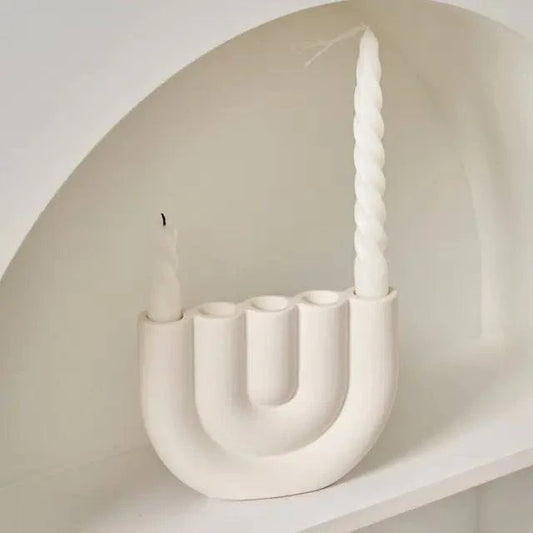 Ceramic Candlestick Holders - The Gift Shop