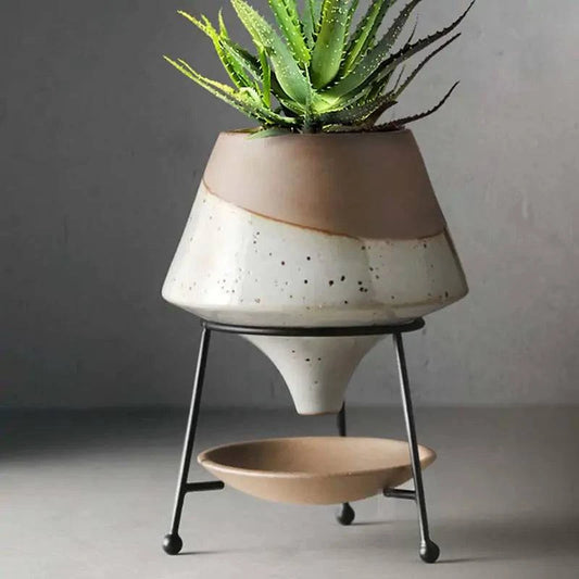 Handcrafted Ceramic Flowerpot - The Gift Shop