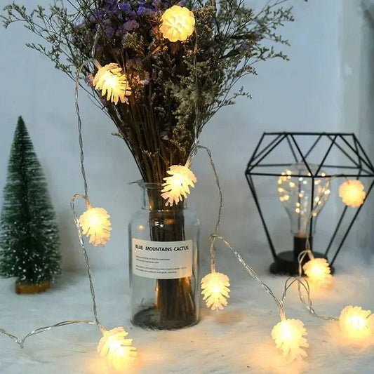 LED Warm Pinecone Lamp - Nature-Inspired Indoor/Outdoor Lighting - The Gift Shop