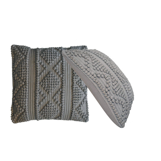 Nola Cushion Set of 2 – Grey