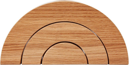 Oak Tealight Holder Set