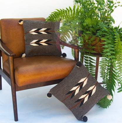 Oaxacan Arrow Wool Cushion