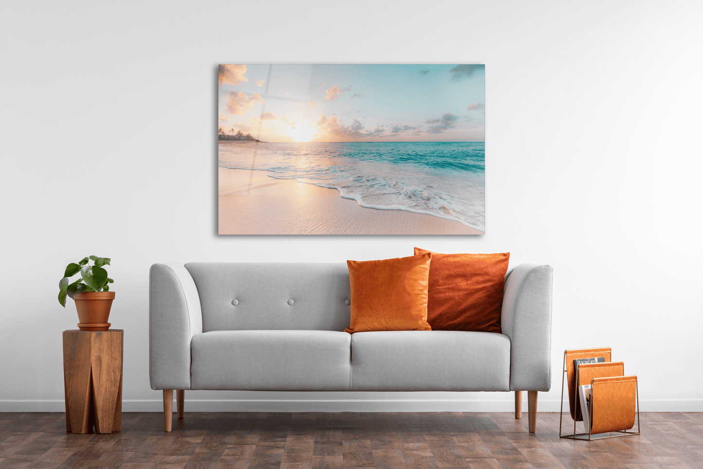 Ocean - Inspired Tempered Glass Wall Art – Thoughtful Gift from The Gift Shop UAE