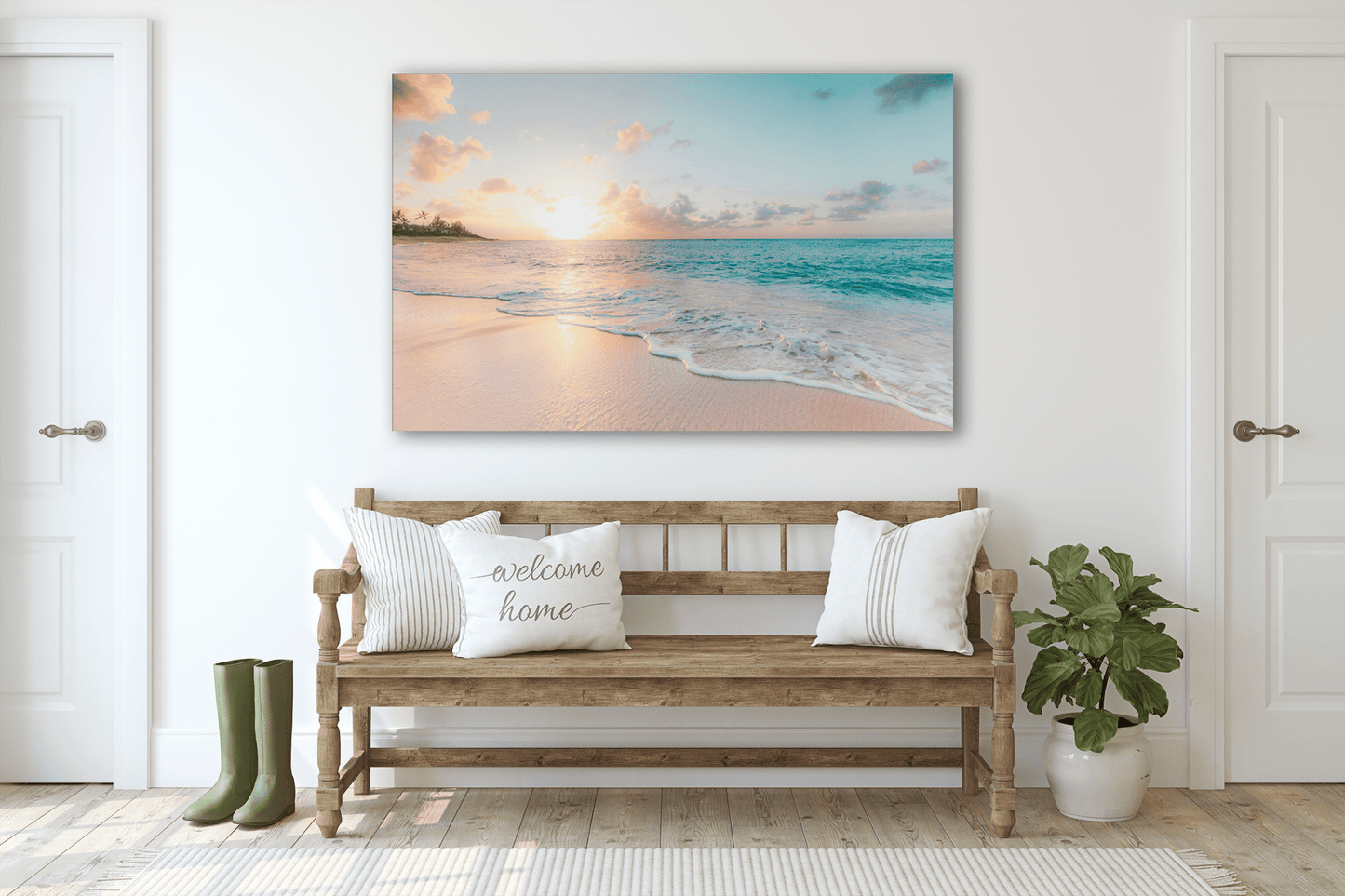 Ocean - Inspired Tempered Glass Wall Art – Thoughtful Gift from The Gift Shop UAE
