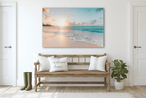 Ocean - Inspired Tempered Glass Wall Art – Thoughtful Gift from The Gift Shop UAE