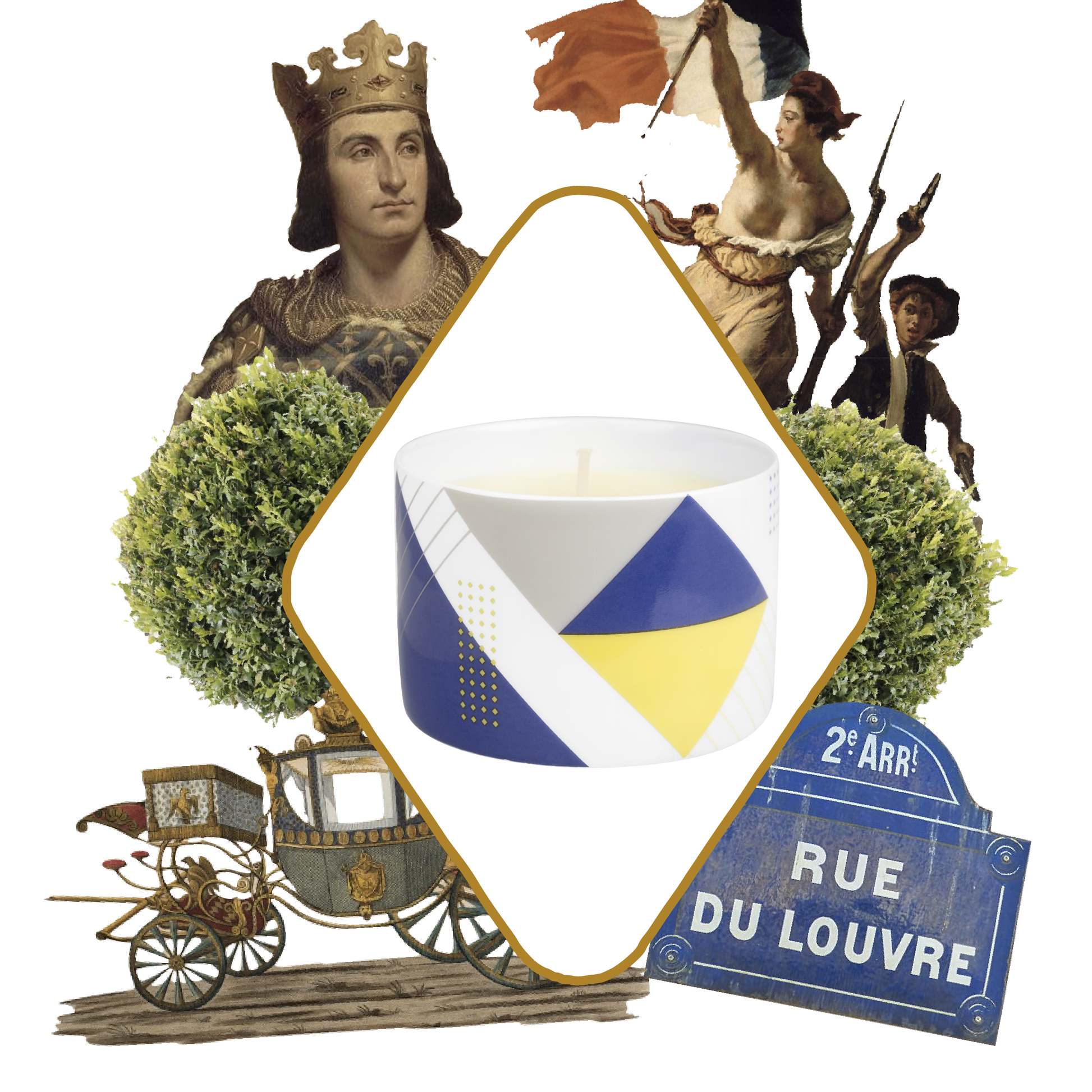 Paris Collection Candle – Louvre Edition by BY TILINE - Home & Garden